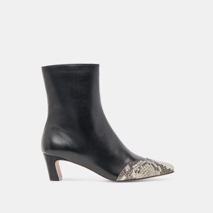 ANIKA BOOTS BLACK MULTI LEATHER