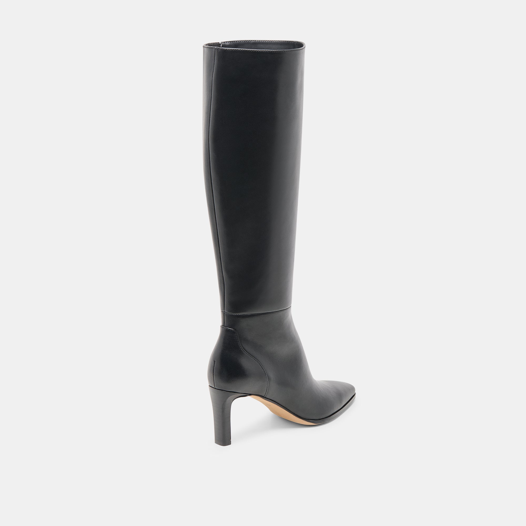 EMMI NARROW CALF BOOTS BLACK LEATHER - Image 5