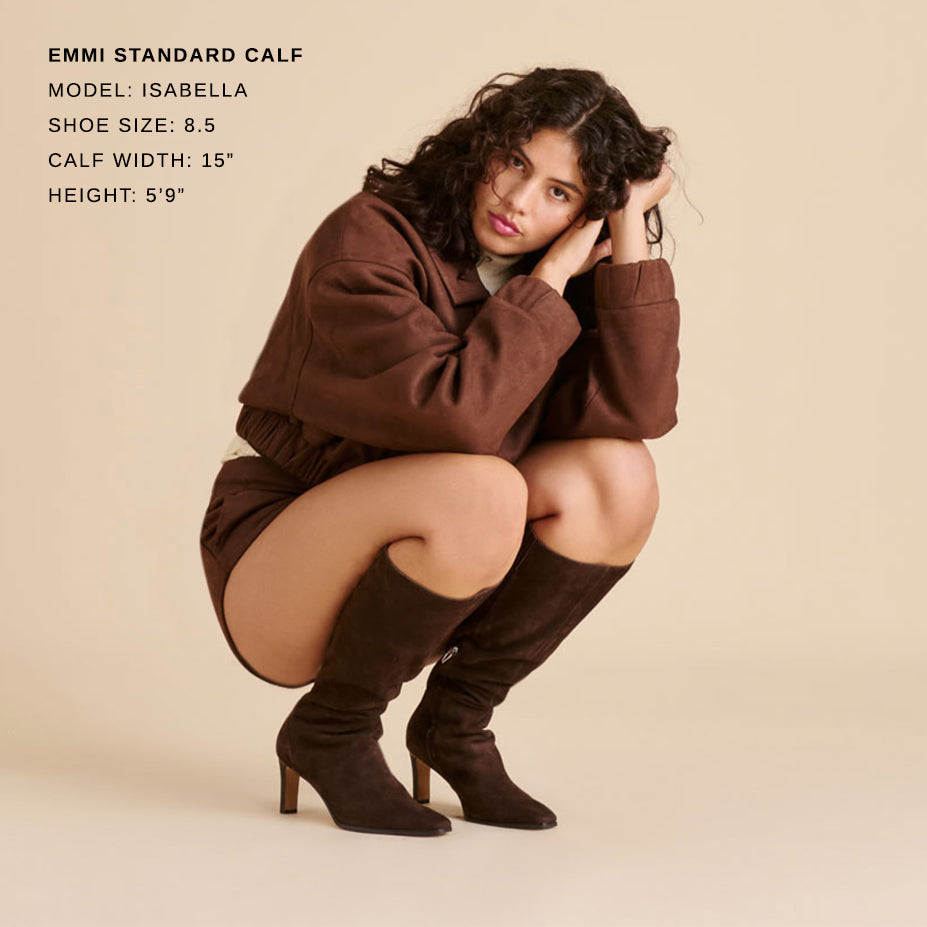 EMMI BOOTS DK BROWN SUEDE - Image 8