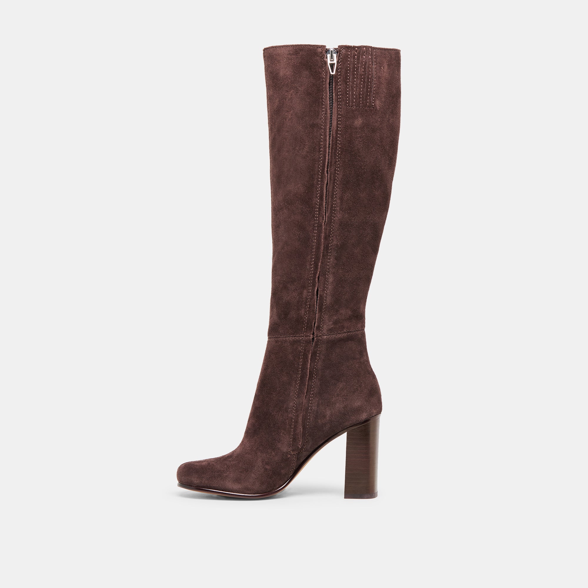 HUDSIN WIDE CALF BOOTS MAHOGANY SUEDE - Image 10