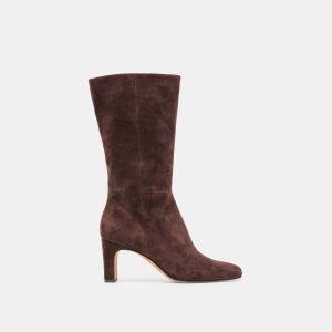 RIGGS BOOTS MAHOGANY SUEDE