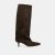 DK CHOCOLATE CROCO EMBOSSED LEATHER