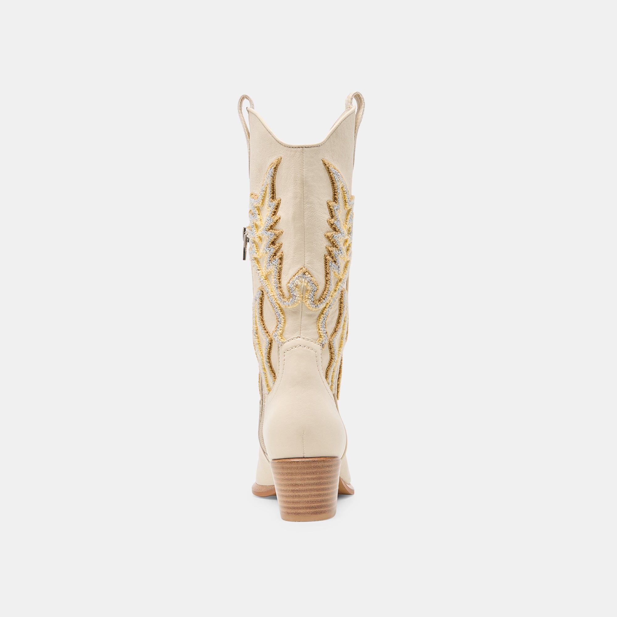 VILA BOOTS IVORY LEATHER - Image 7