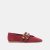 OXBLOOD PERFORATED SUEDE