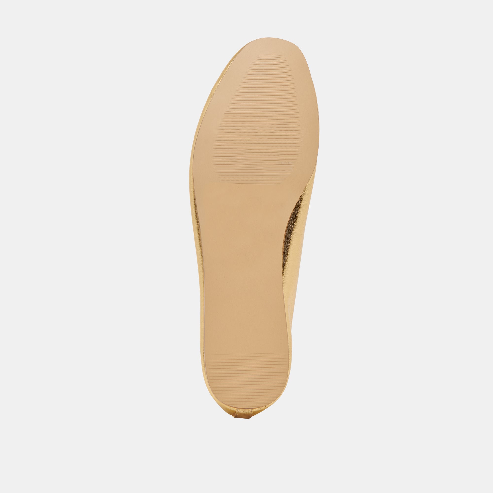 BRAIDY BALLET FLATS GOLD METALLIC LEATHER - Image 9