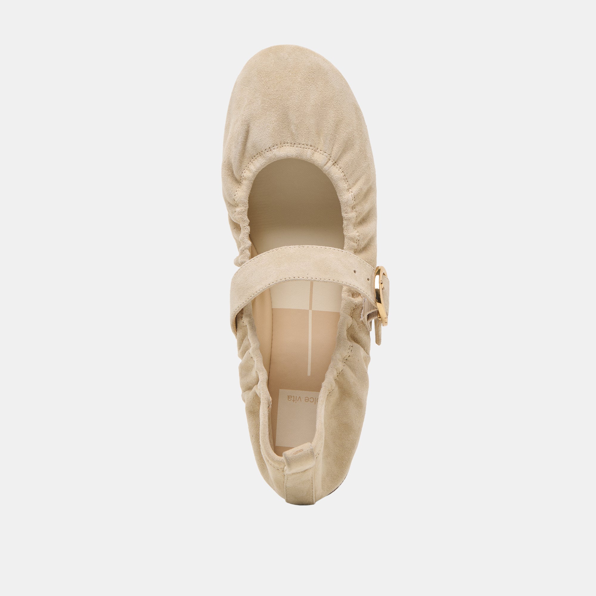 CAELY BALLET FLATS SESAME SUEDE - Image 8