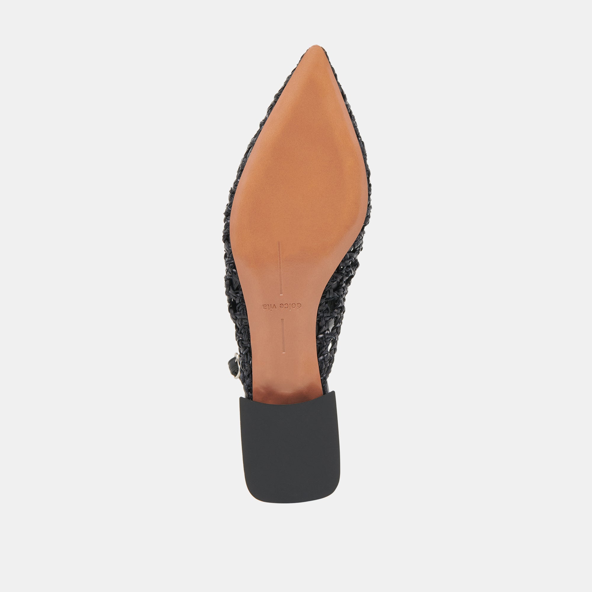 CYNDI FLATS BLACK WOVEN - Image 10