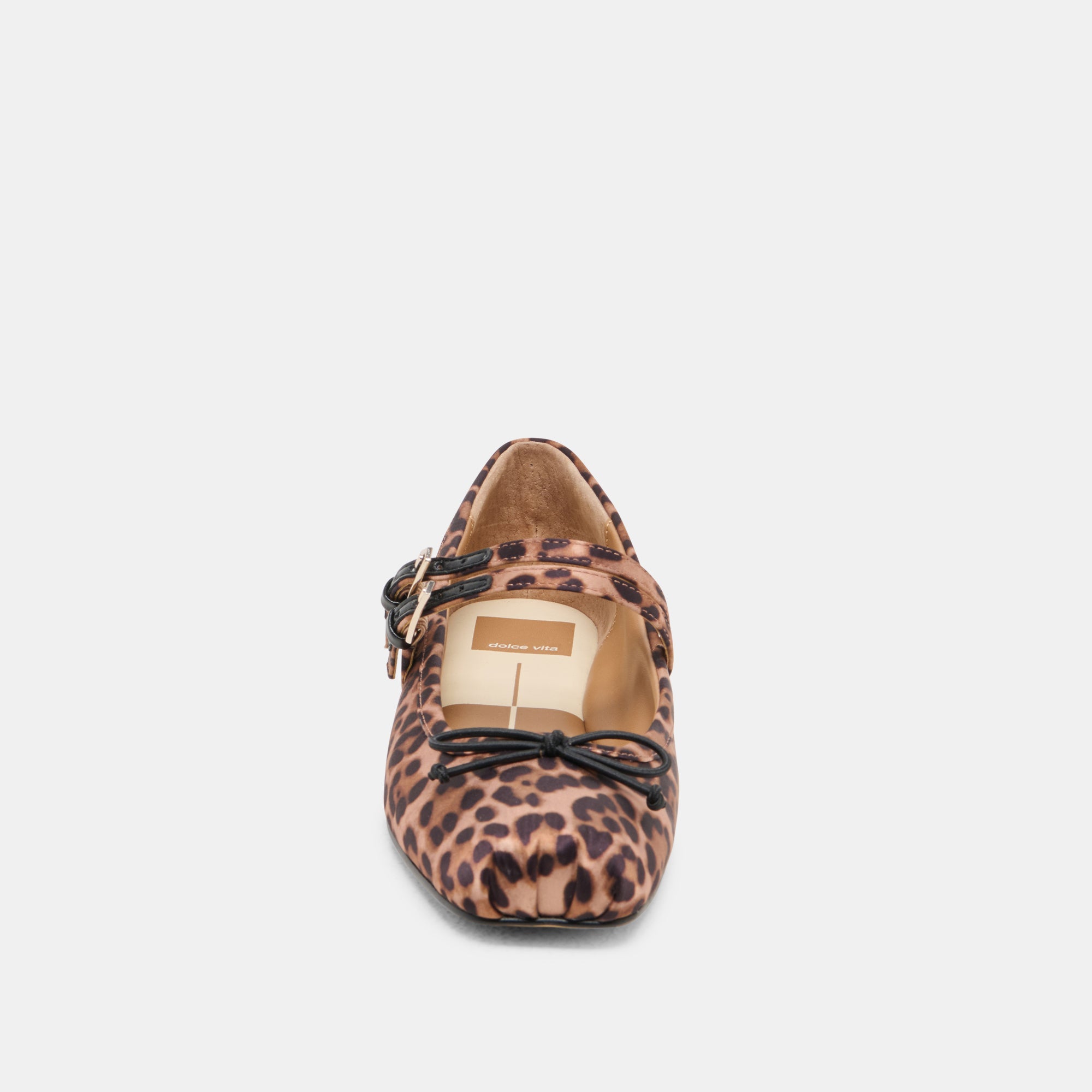 GIBSEN BALLET FLATS DK LEOPARD SATIN - Image 6