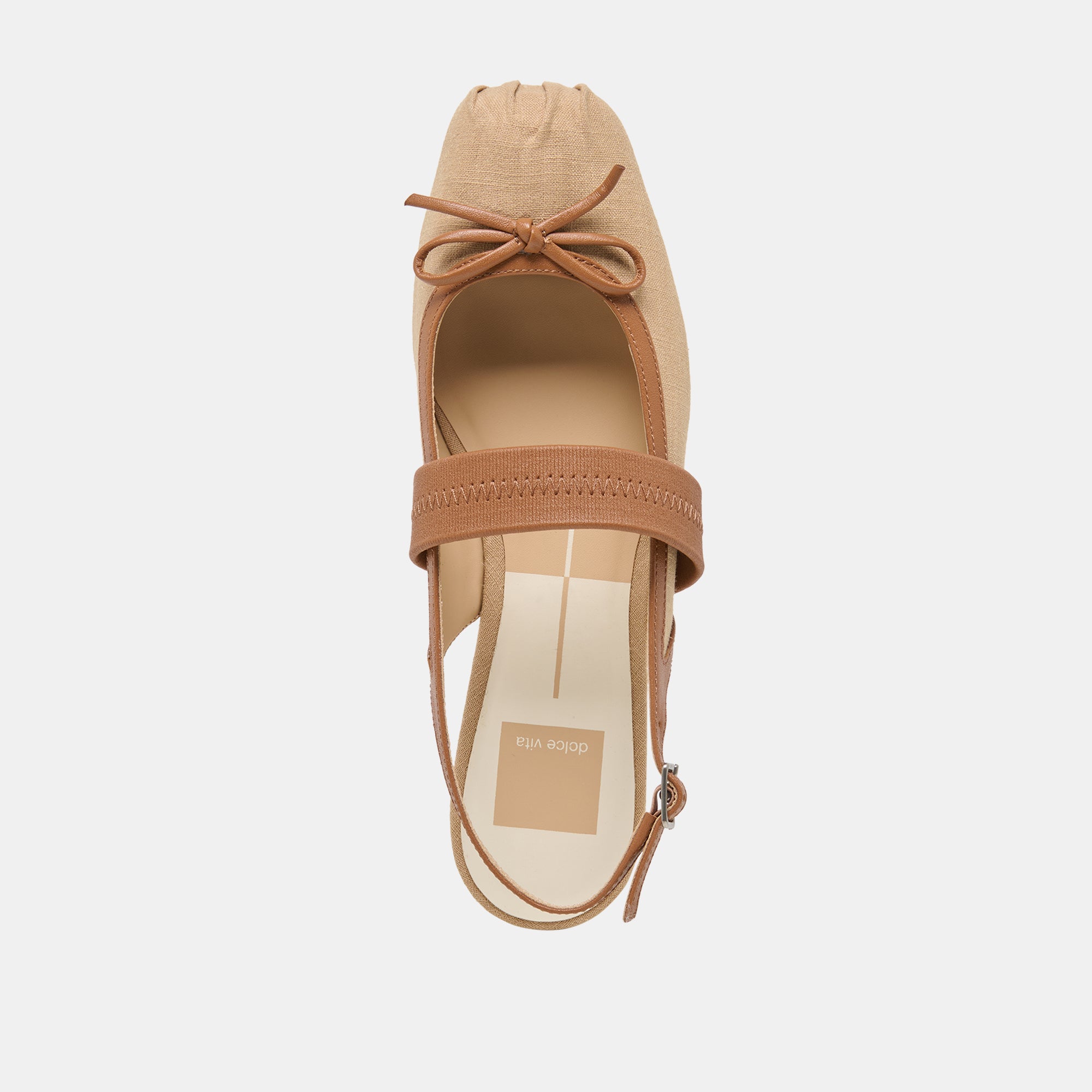 GRIFAN FLATS TAN MULTI FABRIC - Image 8
