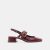 OXBLOOD EMBOSSED LEATHER
