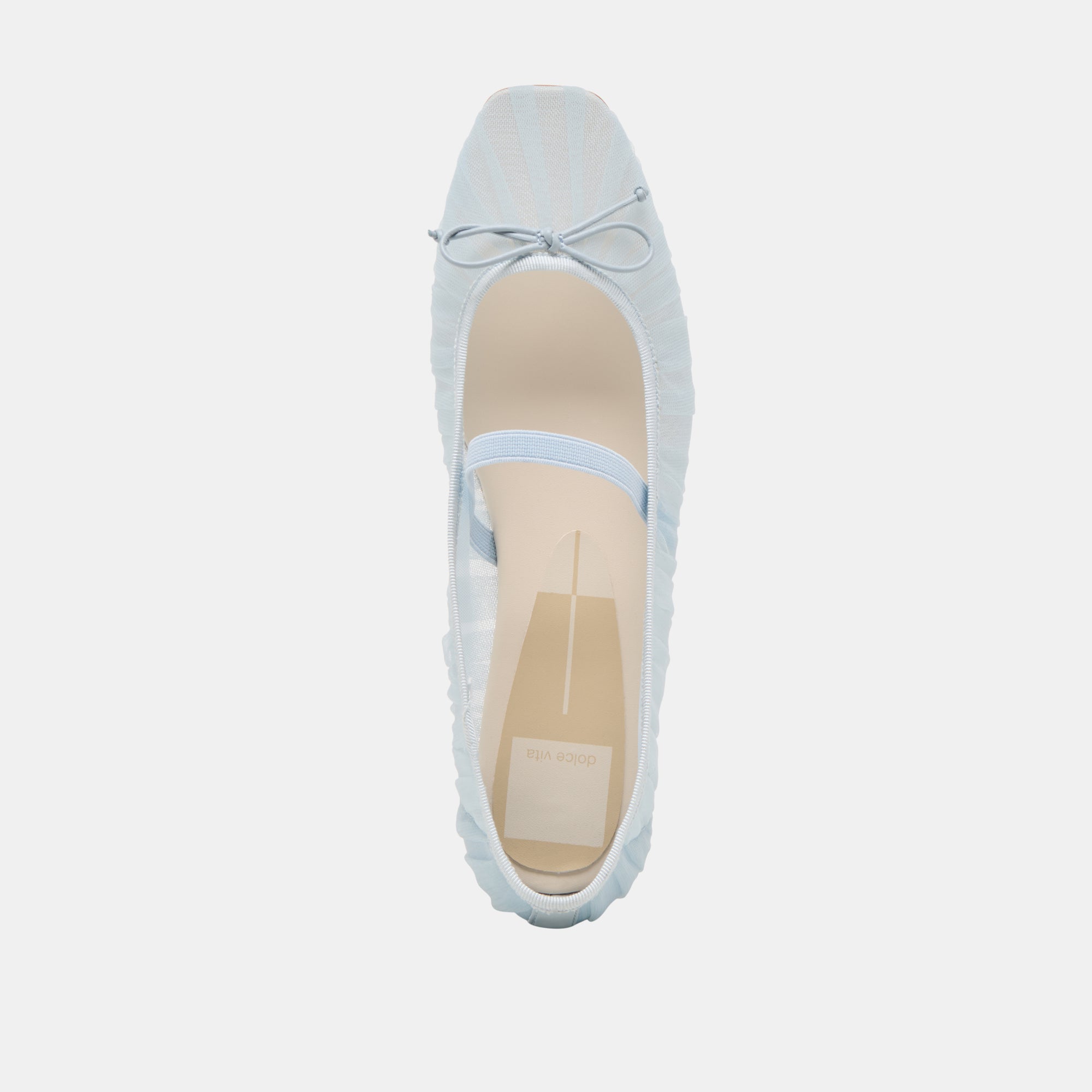 RAEVEN BALLET FLATS LIGHT BLUE TULLE - Image 9