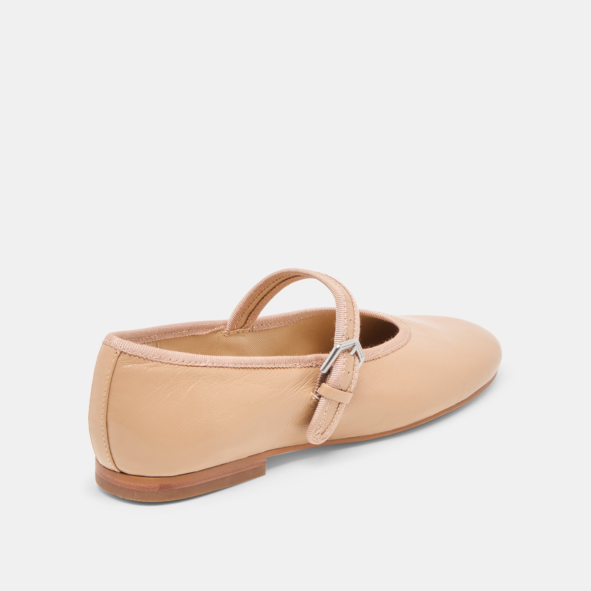 ROSLYN BALLET FLATS LIGHT TAN LEATHER - Image 5