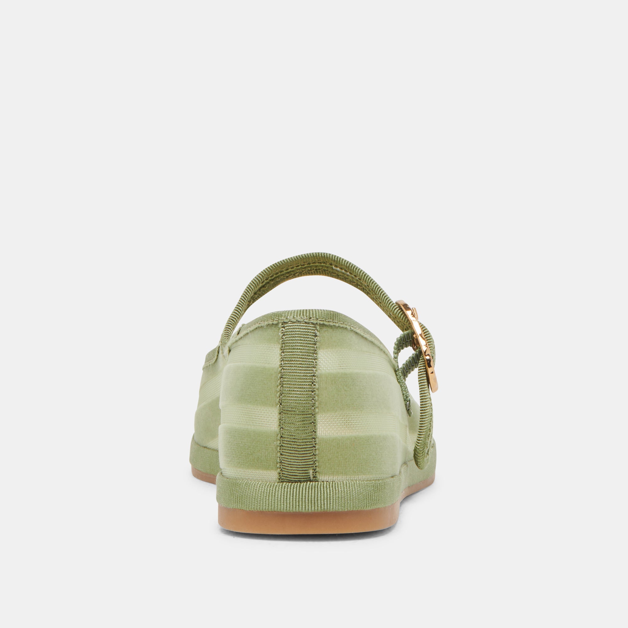 TAMEKA BALLET FLATS JADE STRIPE MESH - Image 7
