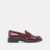 OXBLOOD CRINKLE PATENT
