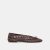 DK BROWN WOVEN LEATHER