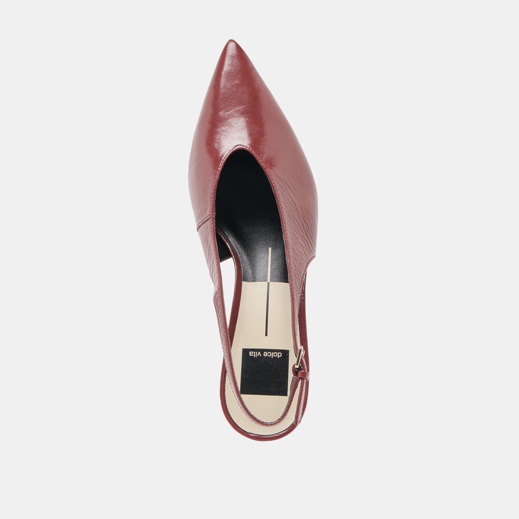 ALENNA HEELS OXBLOOD CRINKLE PATENT - Image 10
