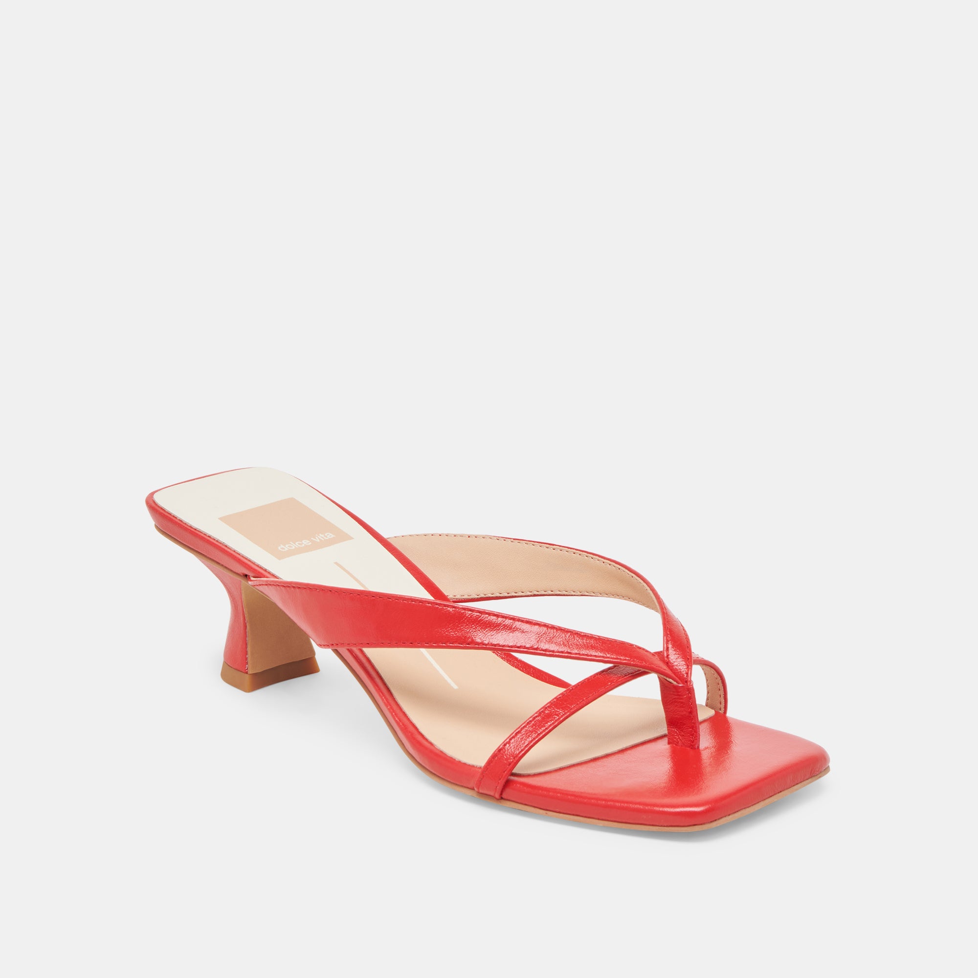 BREVEL WIDE HEELS CHILI LEATHER - Image 2