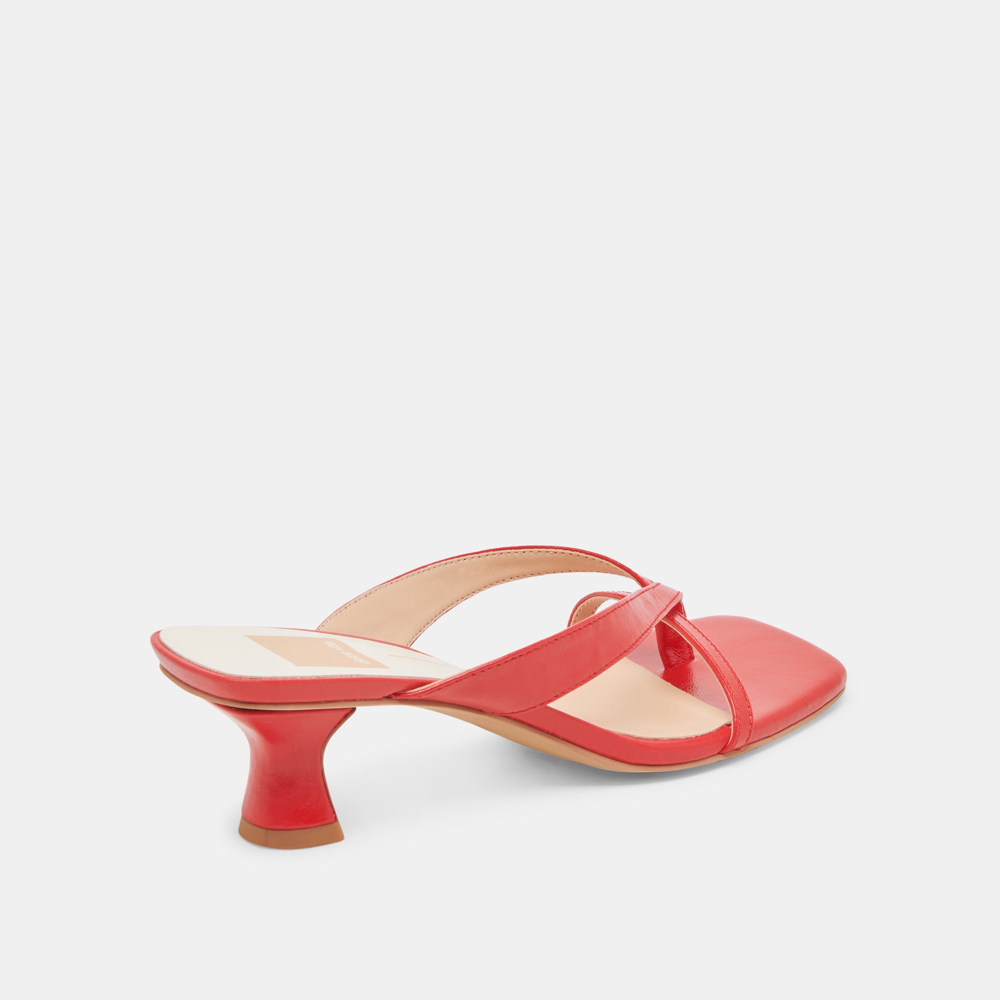 BREVEL WIDE HEELS CHILI LEATHER - Image 3