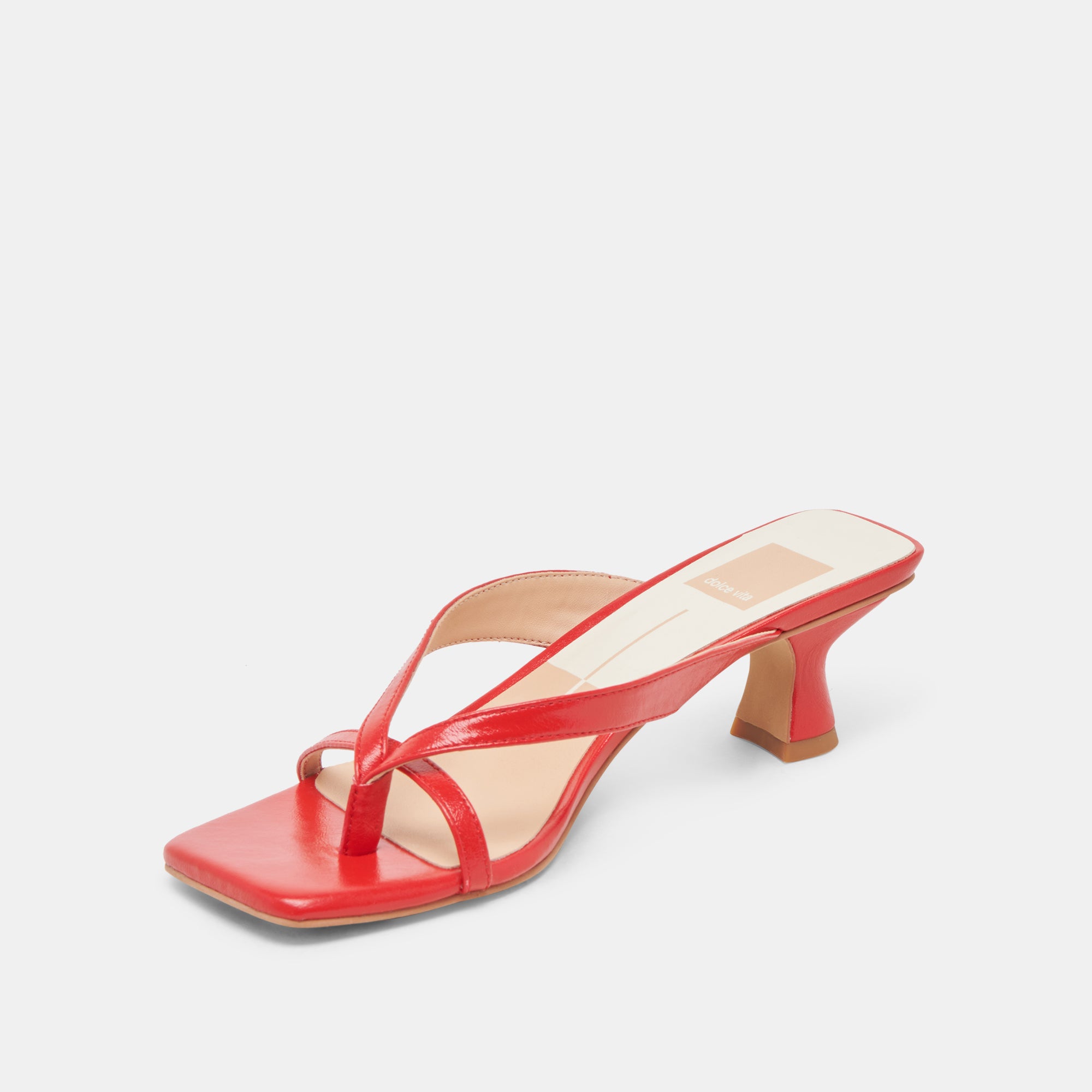 BREVEL WIDE HEELS CHILI LEATHER - Image 4