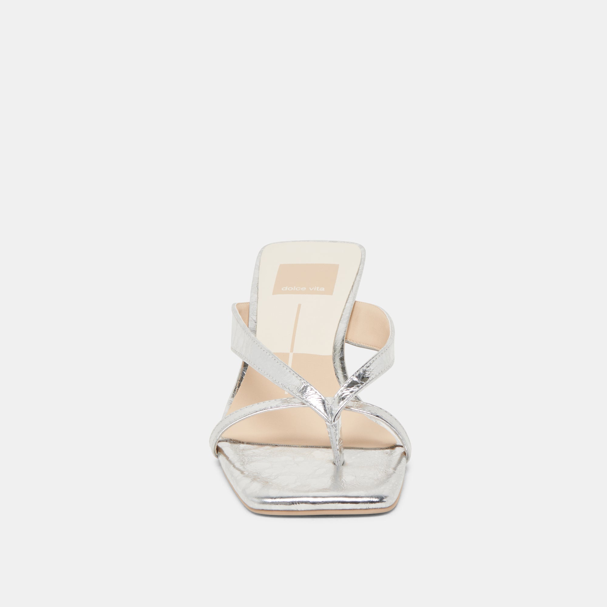 BREVEL HEELS SILVER DISTRESSED LEATHER - Image 7