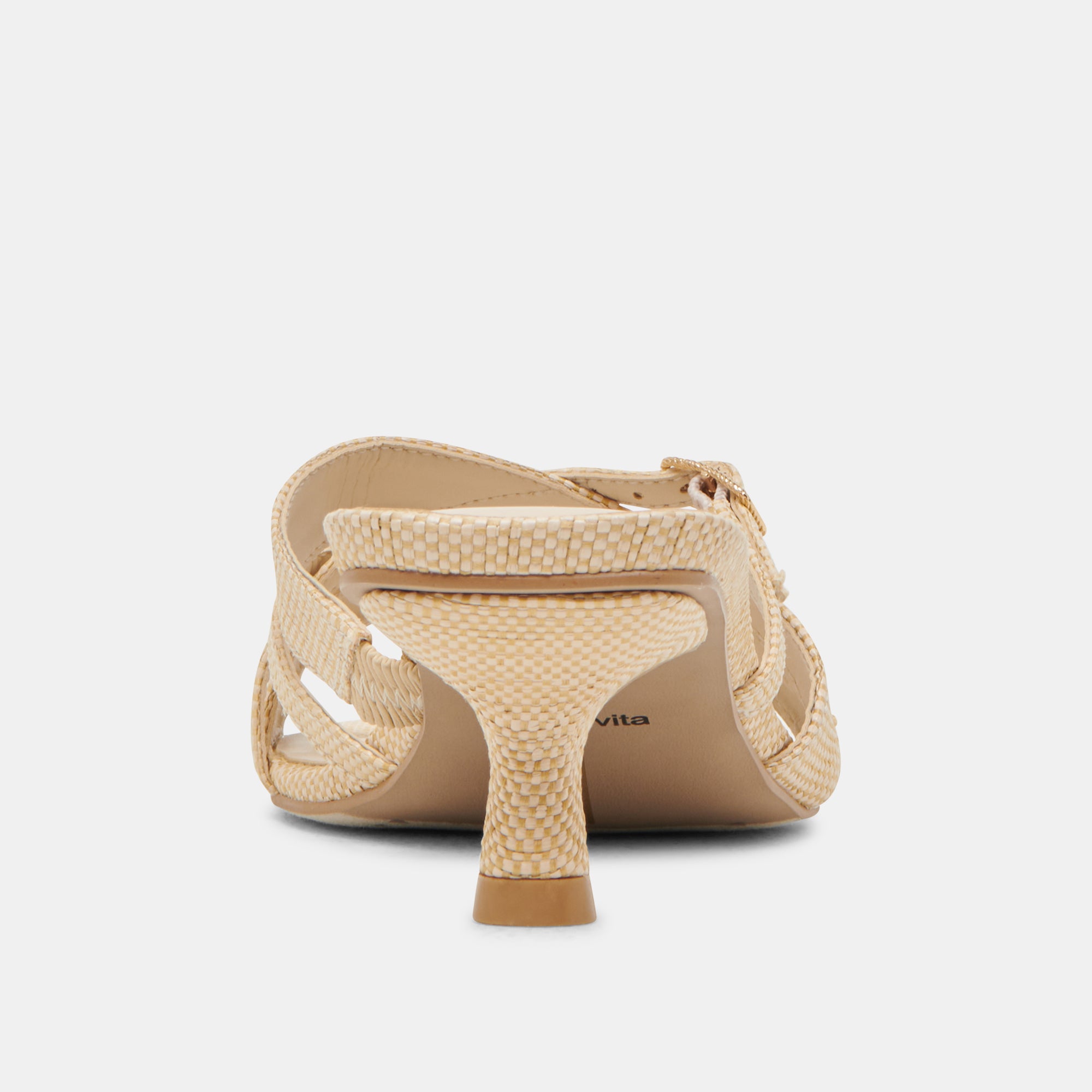 BRYANT HEELS NATURAL WOVEN RAFFIA - Image 8