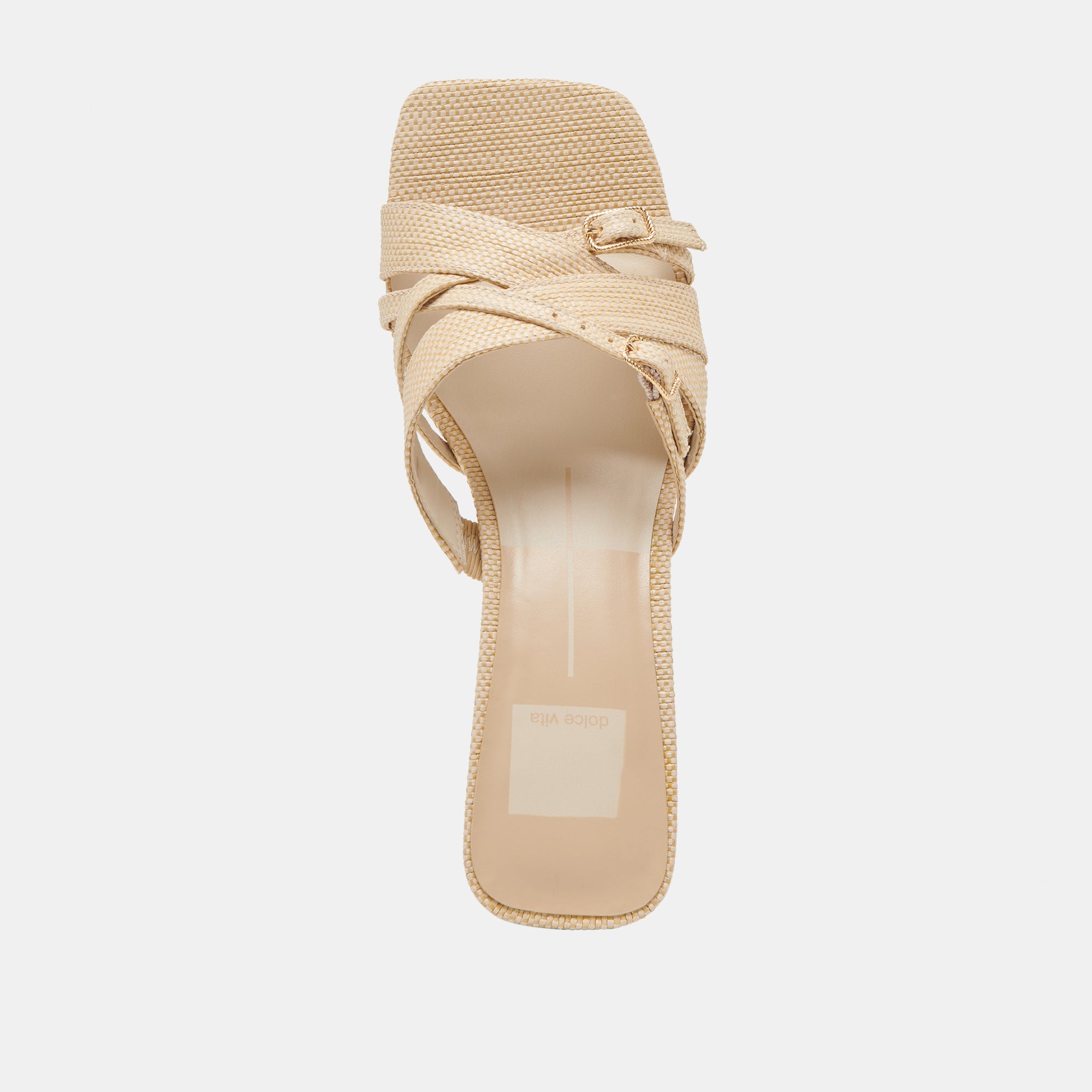 BRYANT HEELS NATURAL WOVEN RAFFIA - Image 9