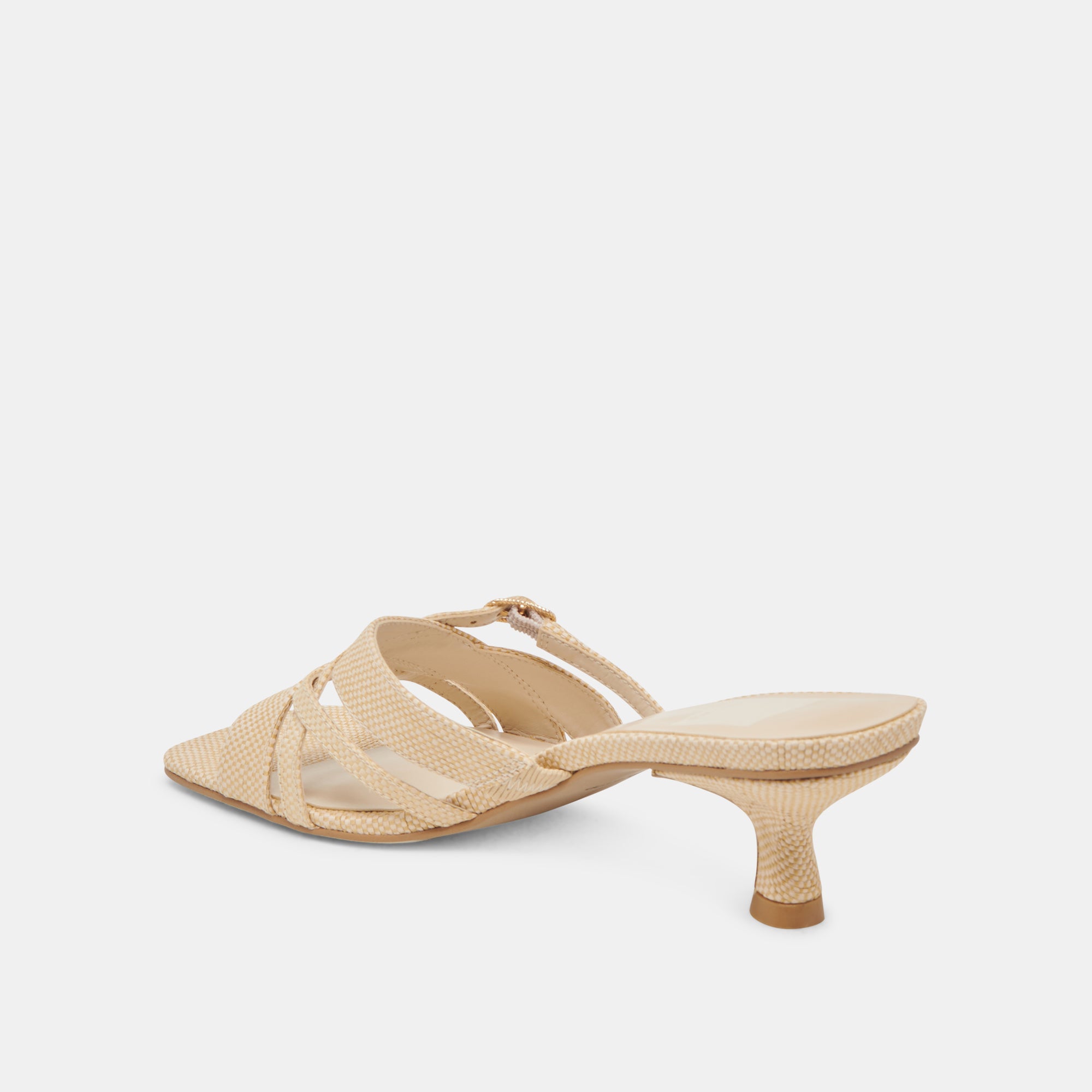 BRYANT HEELS NATURAL WOVEN RAFFIA - Image 6
