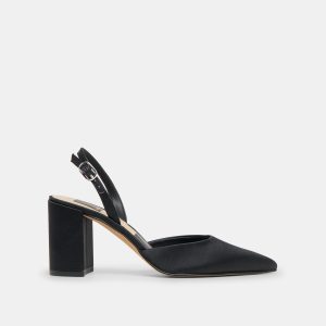CAREL HIGH HEELS ONYX SATIN