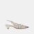 WHITE MULTI WOVEN LEATHER