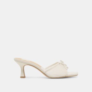 GALEN HEELS WHITE TULLE