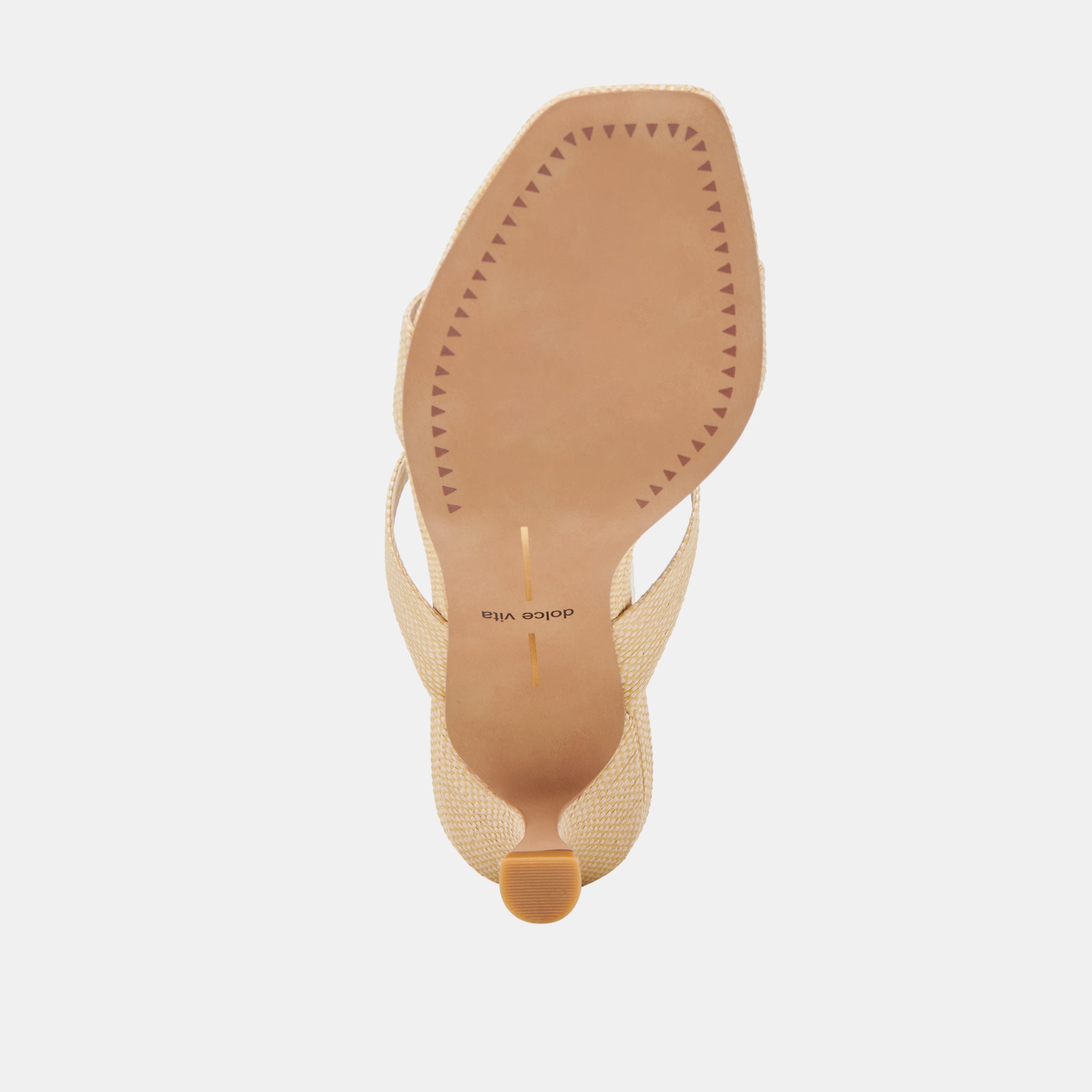 GENORA WIDE HEELS LT NATURAL WOVEN RAFFIA - Image 9