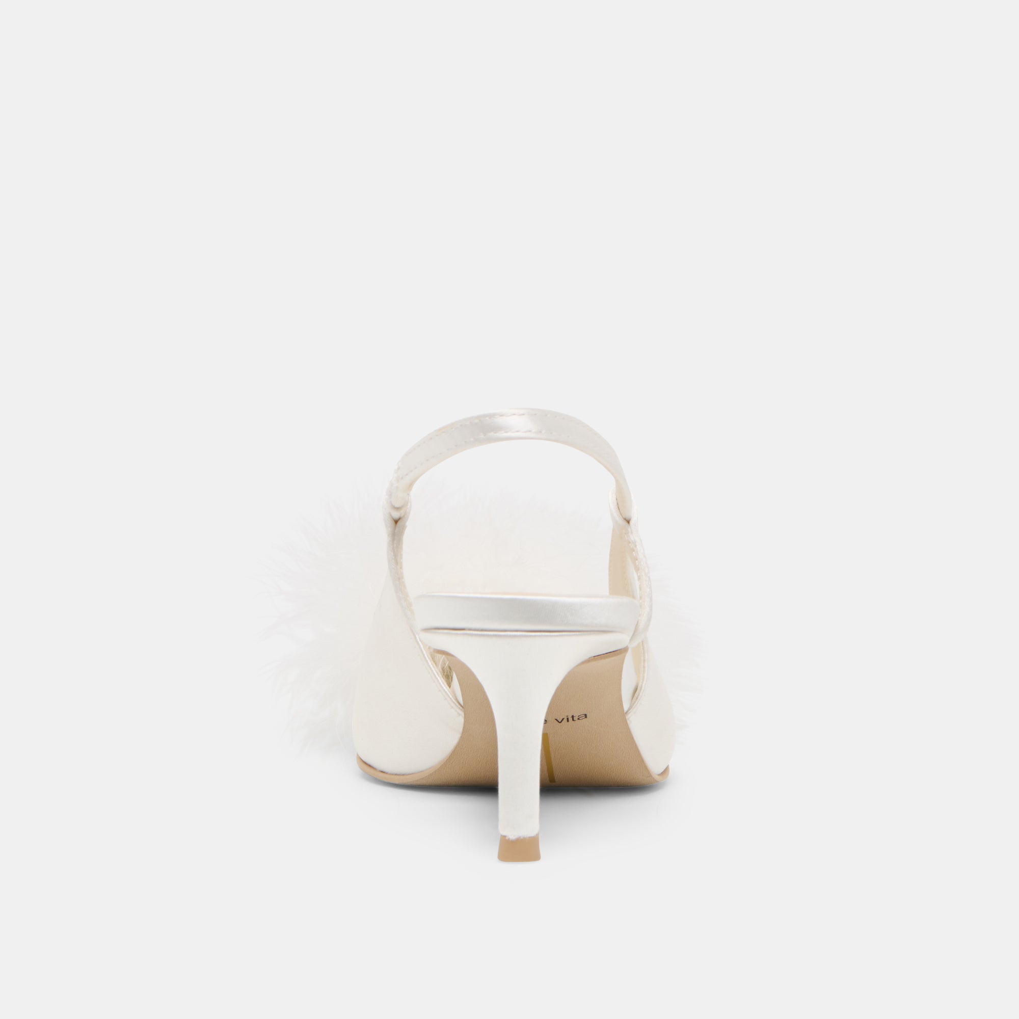KAMY HEELS TRUE WHITE SATIN - Image 12