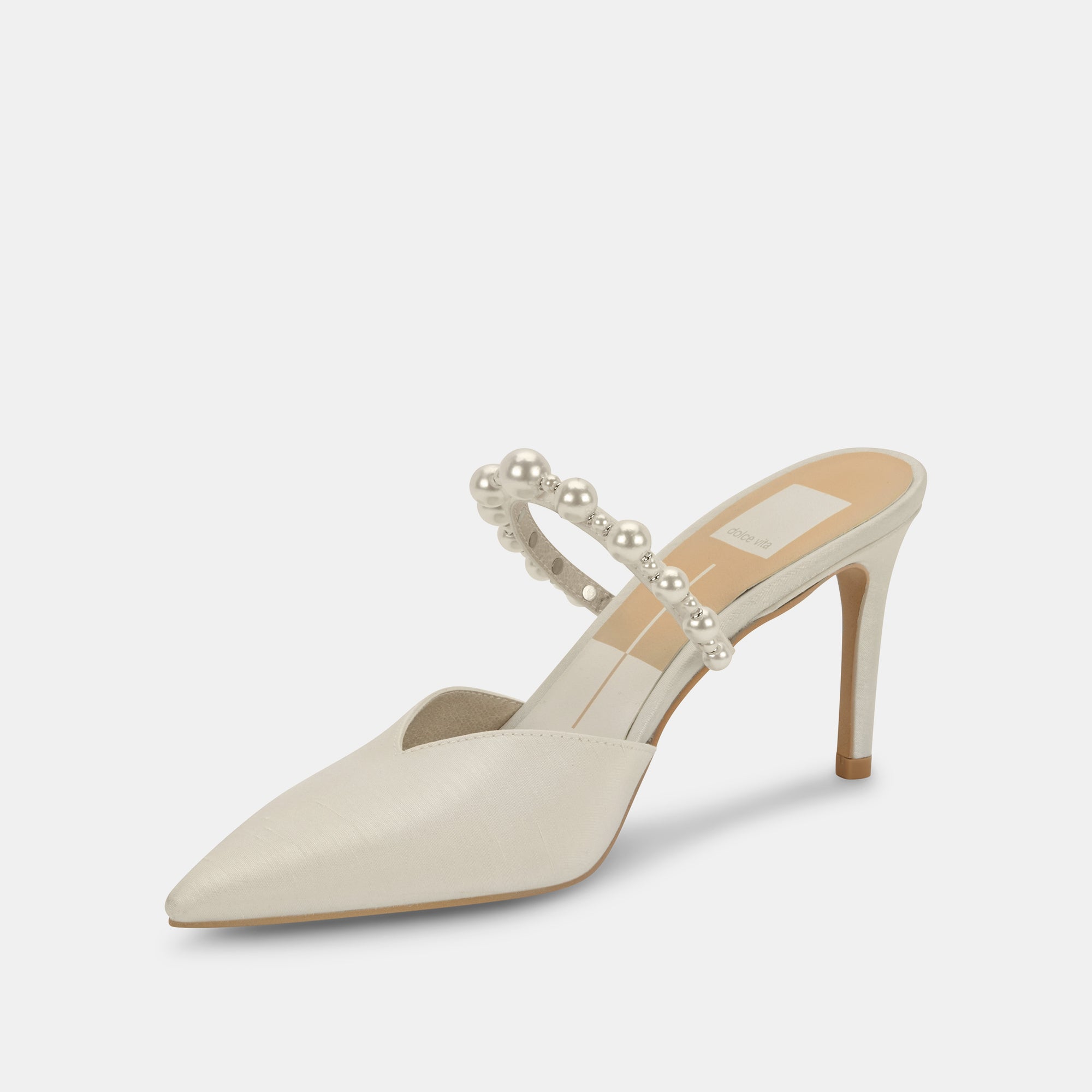 KANIKA PEARL WIDE HEELS VANILLA PEARLS - Image 4