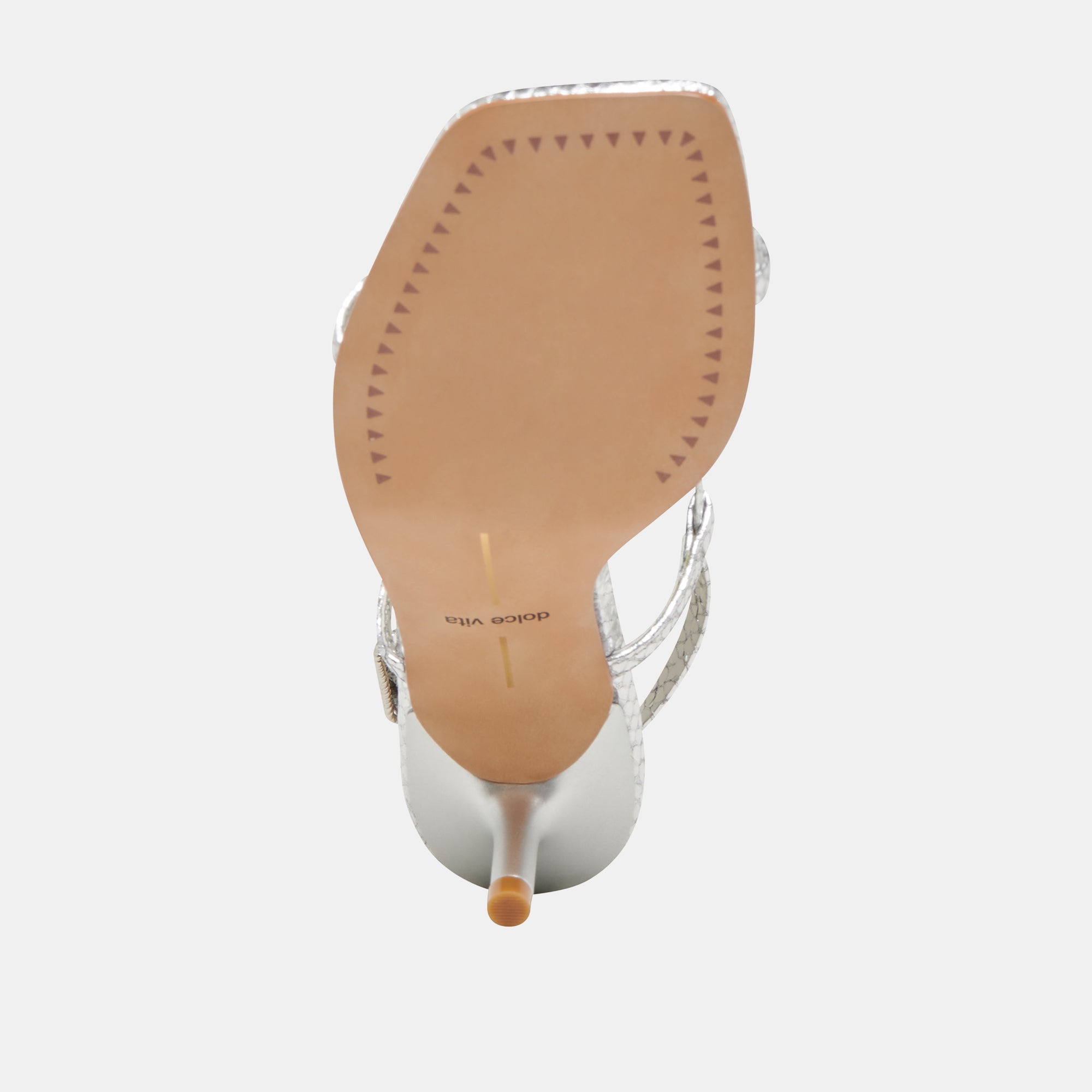 LAURY HEELS SILVER EMBOSSED LEATHER - Image 10
