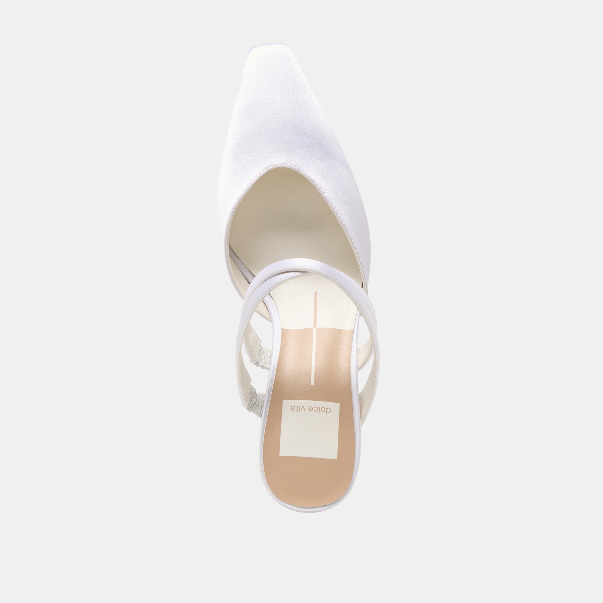 LINORE HEELS TRUE WHITE SATIN - Image 9