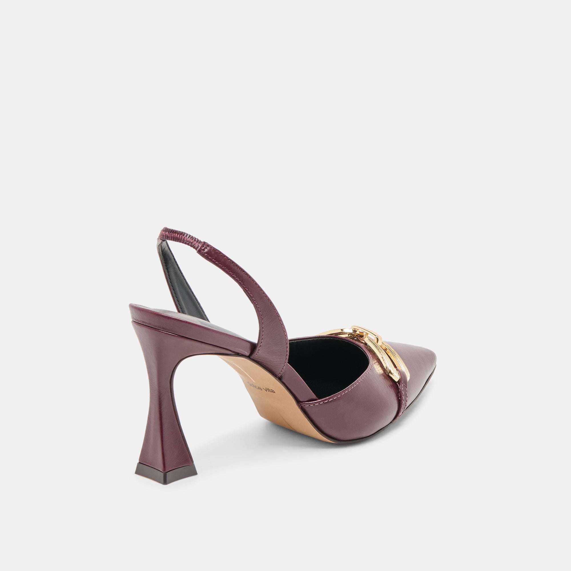 MALIK HEELS CRANBERRY CRINKLE PATENT - Image 5