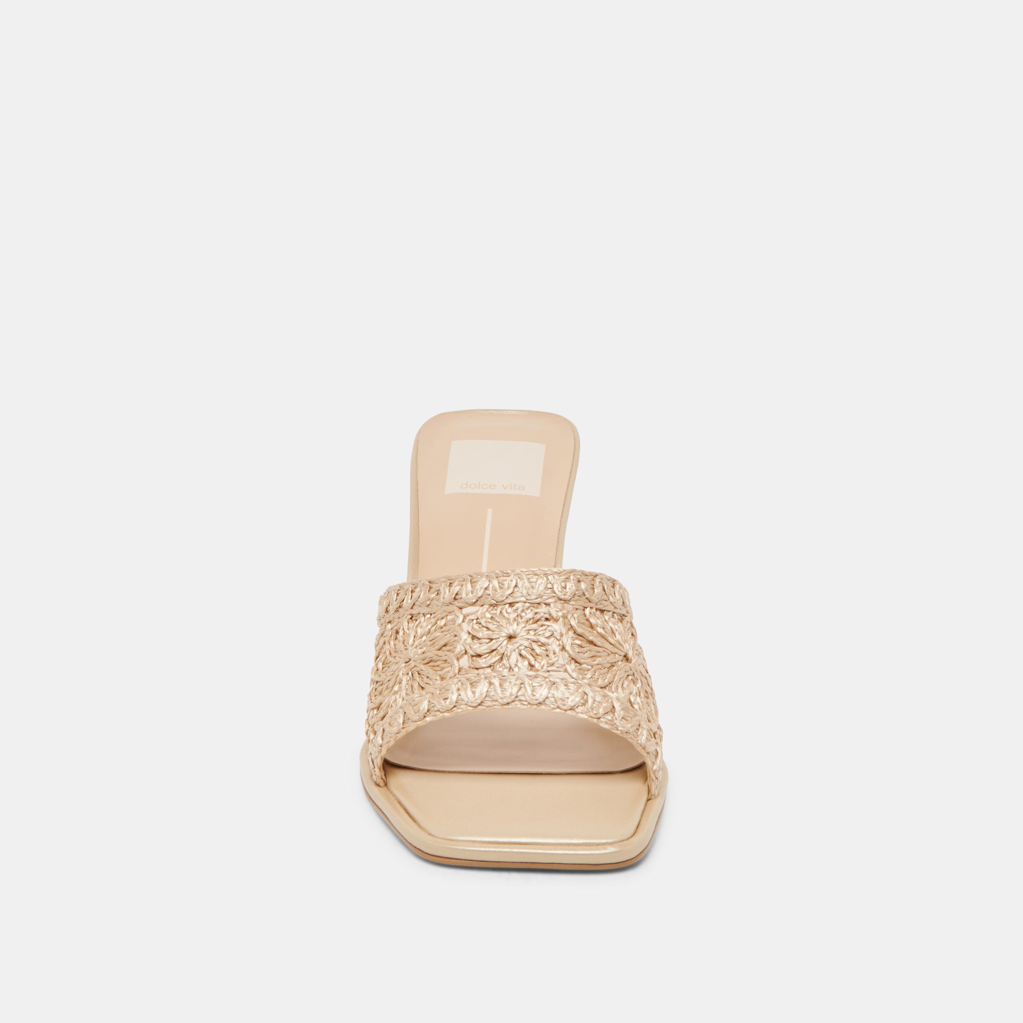 MAYLAH HEELS LIGHT GOLD MACRAME - Image 9