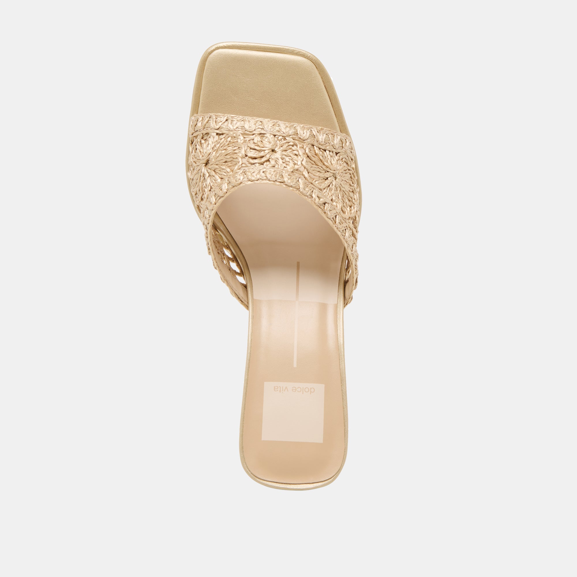 MAYLAH HEELS LIGHT GOLD MACRAME - Image 11