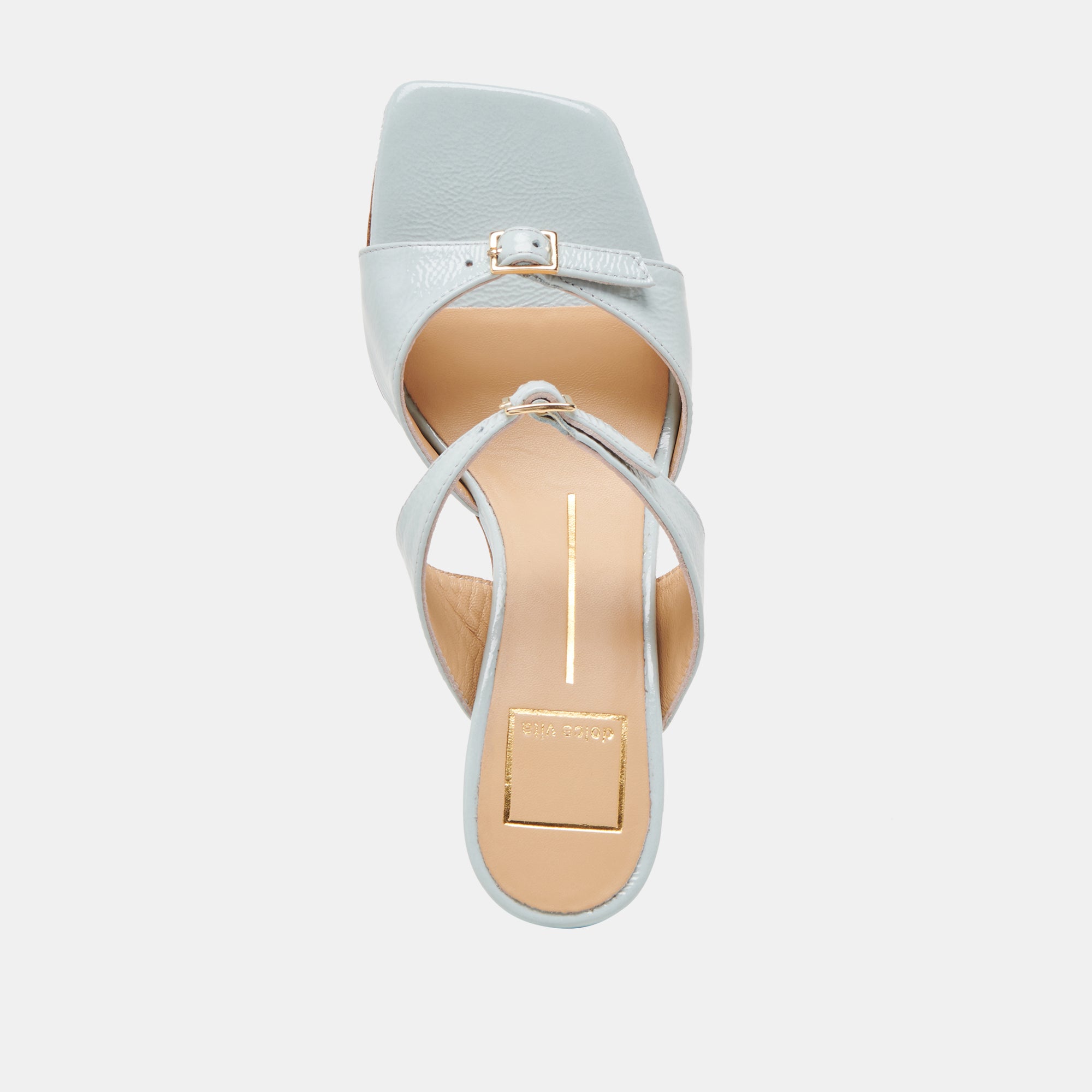 SHANE HEELS ICE BLUE CRINKLE PATENT - Image 11