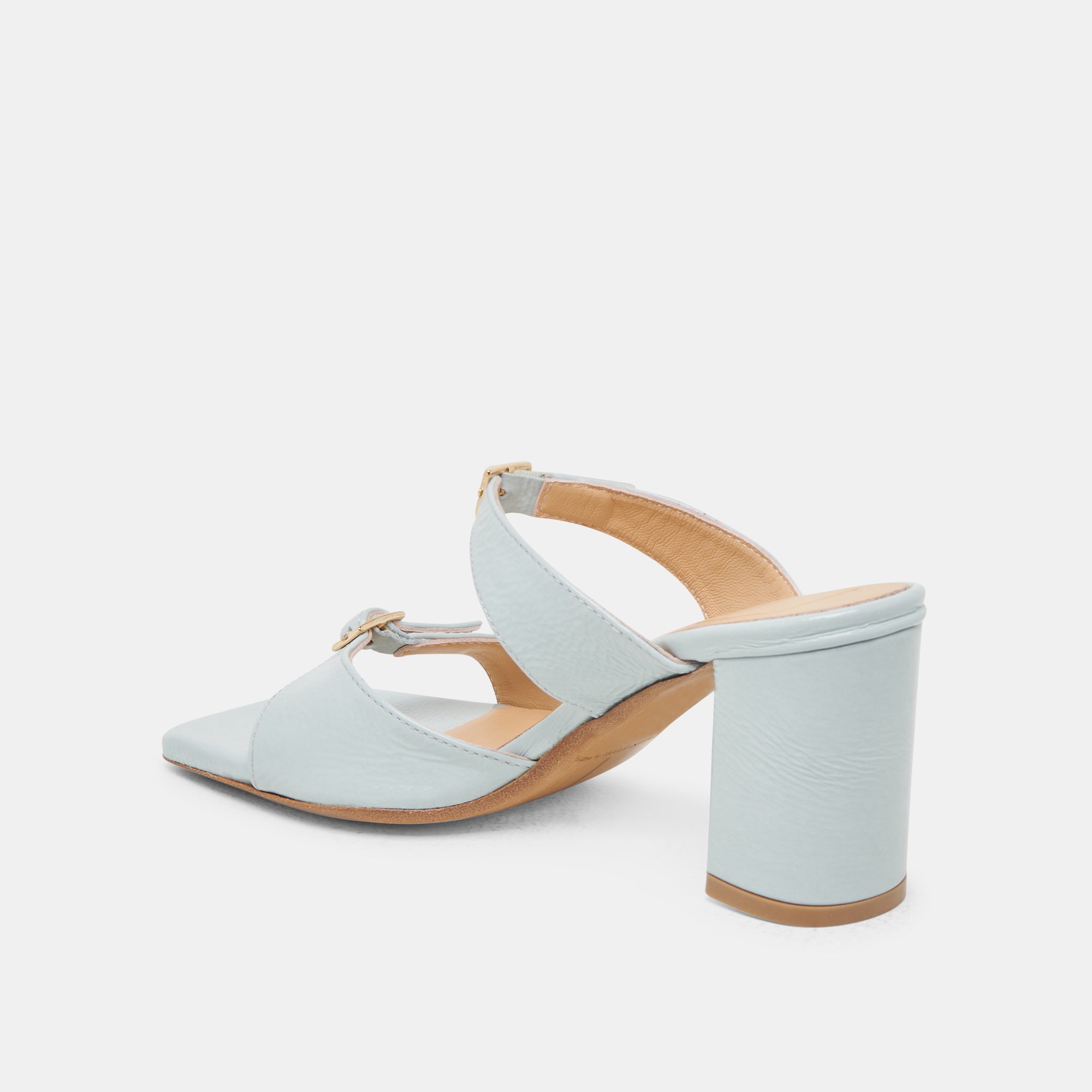 SHANE HEELS ICE BLUE CRINKLE PATENT - Image 7