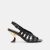 BLACK WOVEN LEATHER