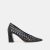 BLACK WOVEN LEATHER
