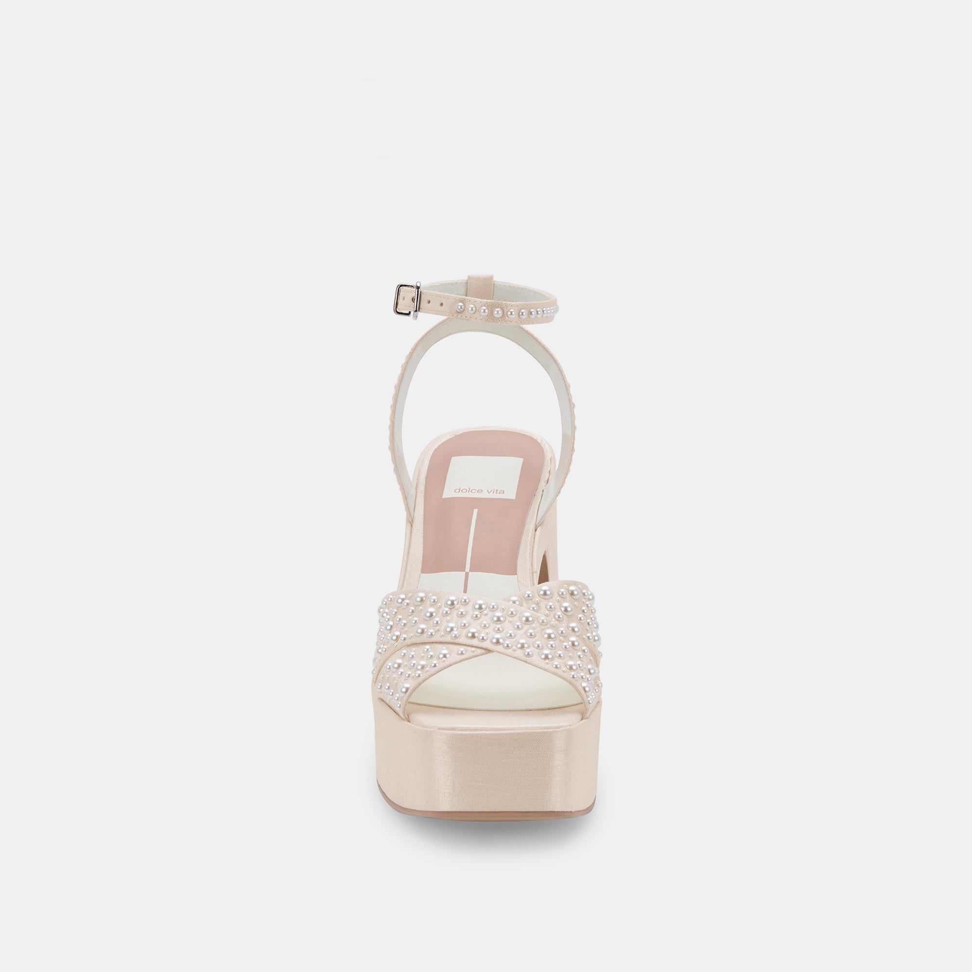 WESSI PEARL HEELS VANILLA PEARLS - Image 8