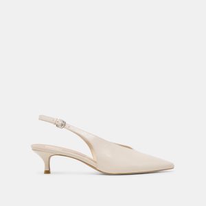 ALENNA HEELS BONE CRINKLE PATENT