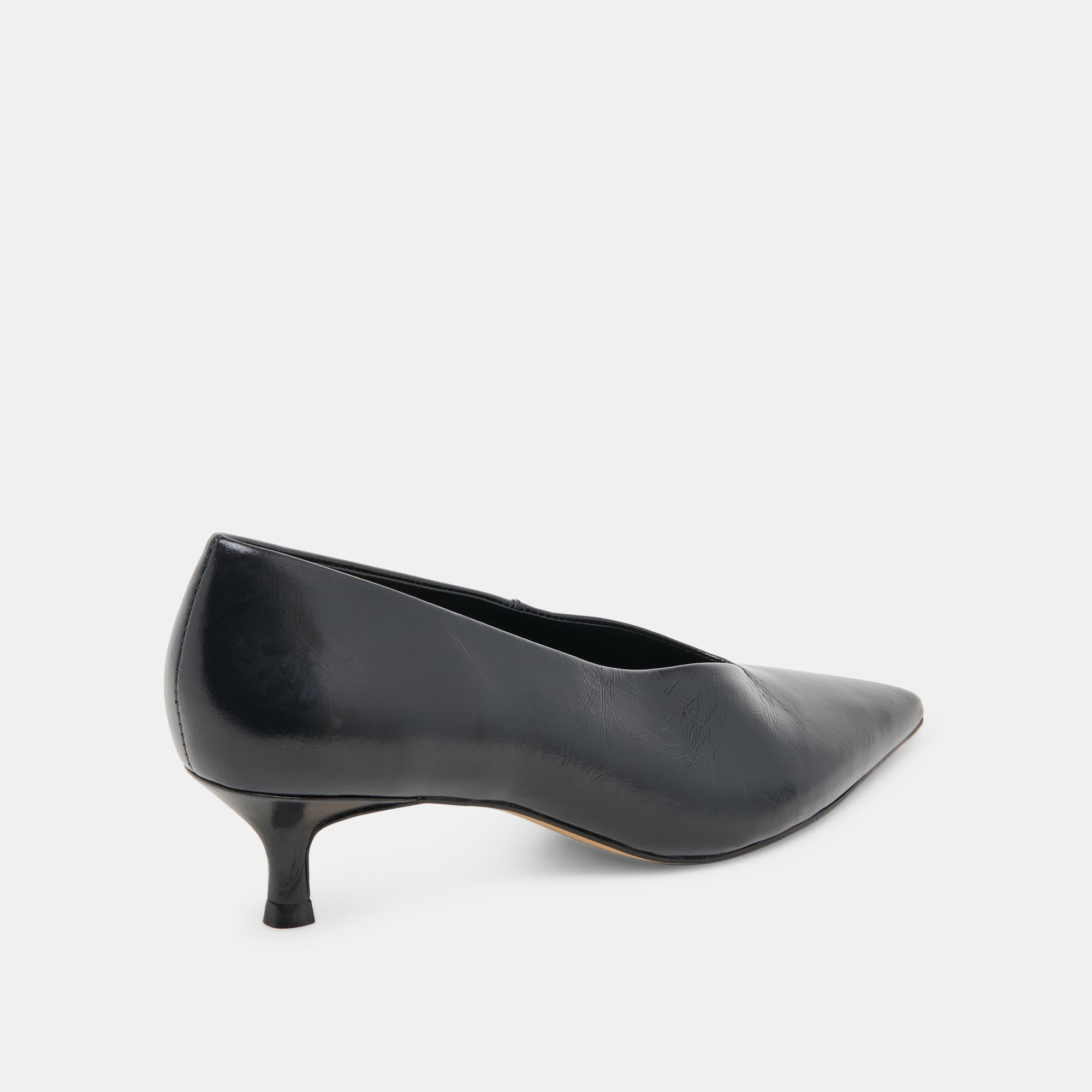 ALWYN HEELS MIDNIGHT CRINKLE PATENT - Image 5