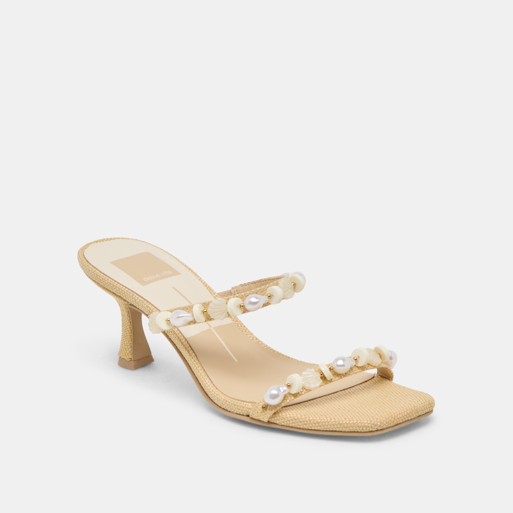 GRASON HEELS LT NATURAL RAFFIA - Image 2
