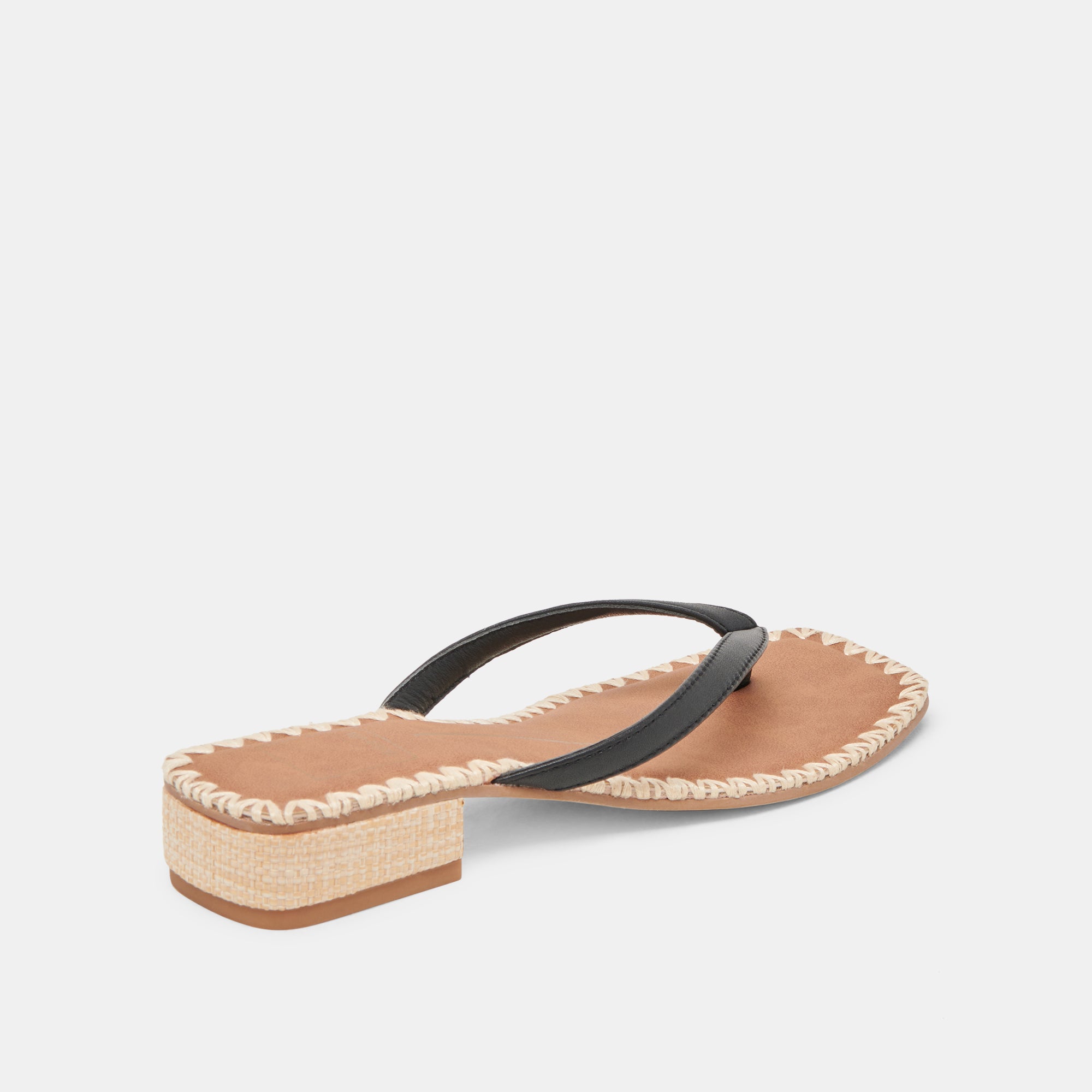 BARTY SANDALS BLACK LEATHER - Image 4