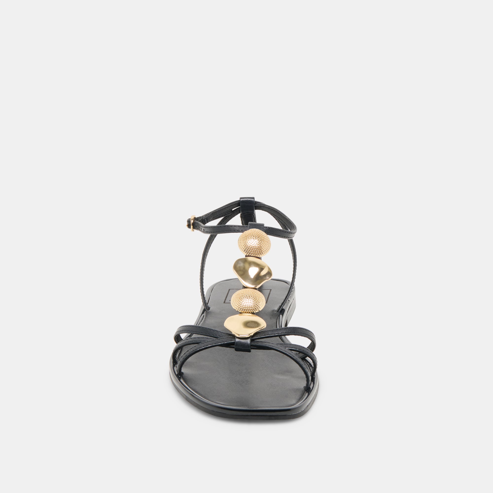 FAUN SANDALS BLACK LEATHER - Image 8