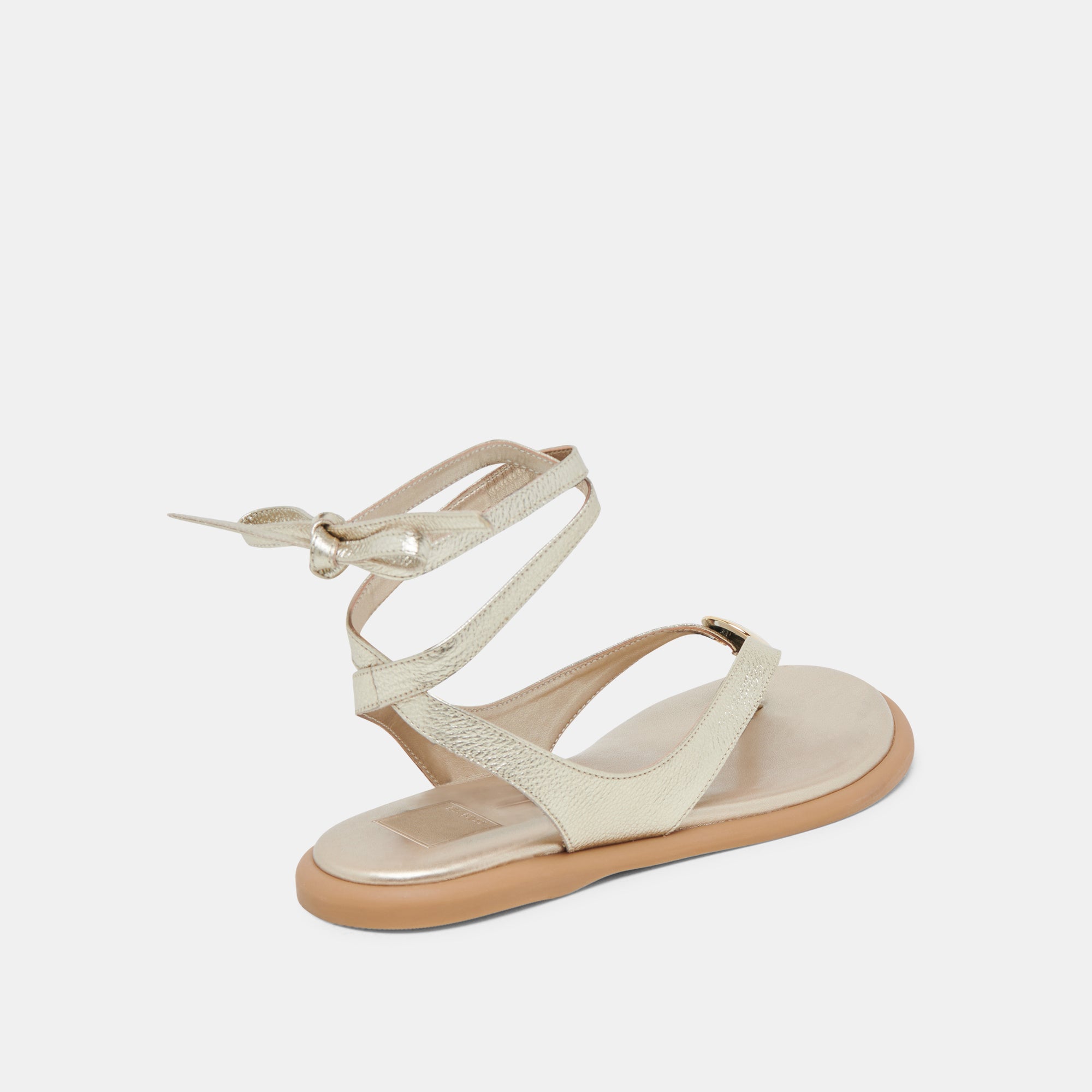 JUDY SANDALS LIGHT GOLD LEATHER - Image 5
