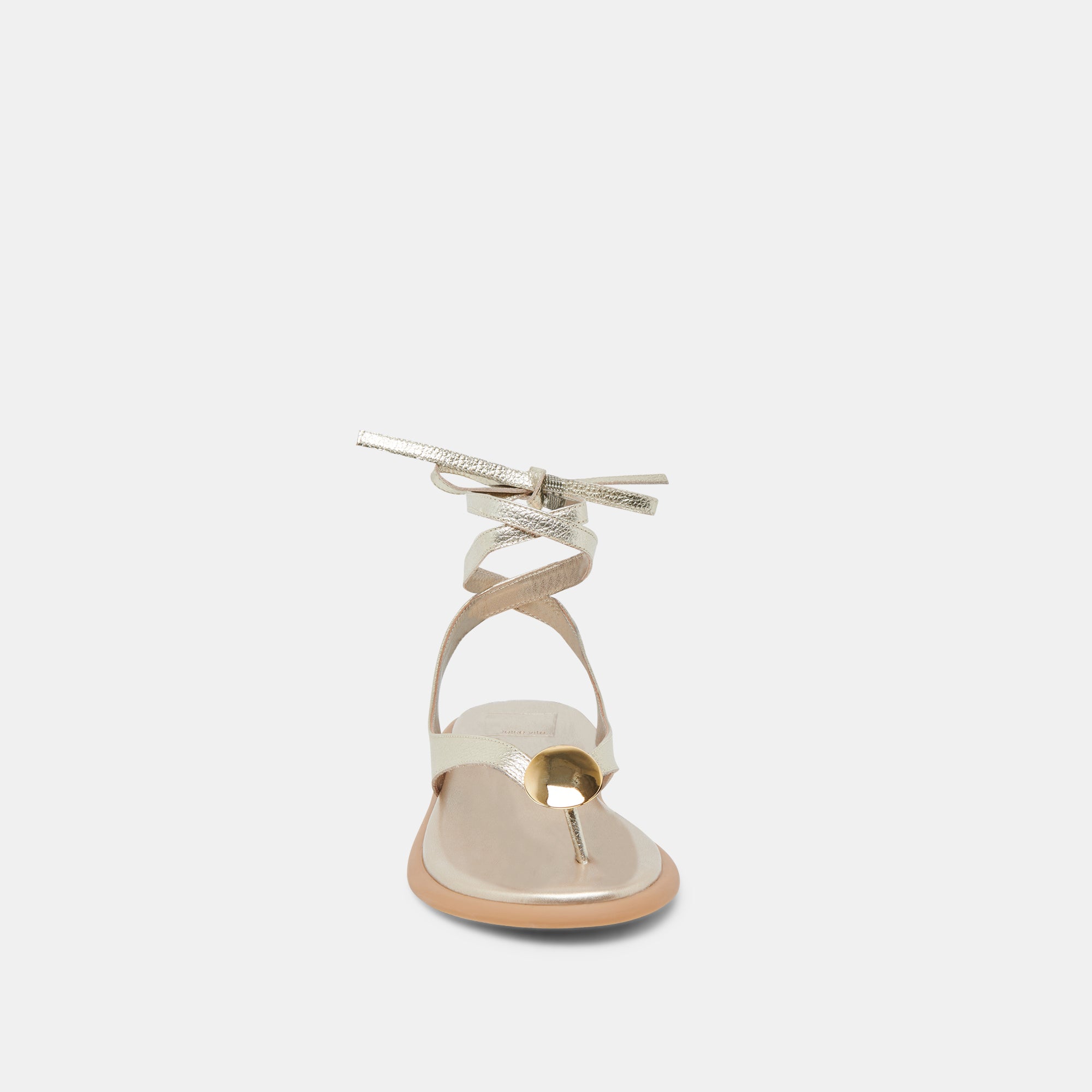 JUDY SANDALS LIGHT GOLD LEATHER - Image 8